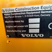 Used Volvo Wheeled Loader 6650kg, 1.0m3