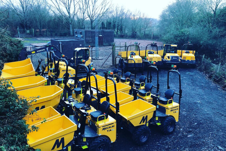New Mecalac dumpers in the SM Plant yard