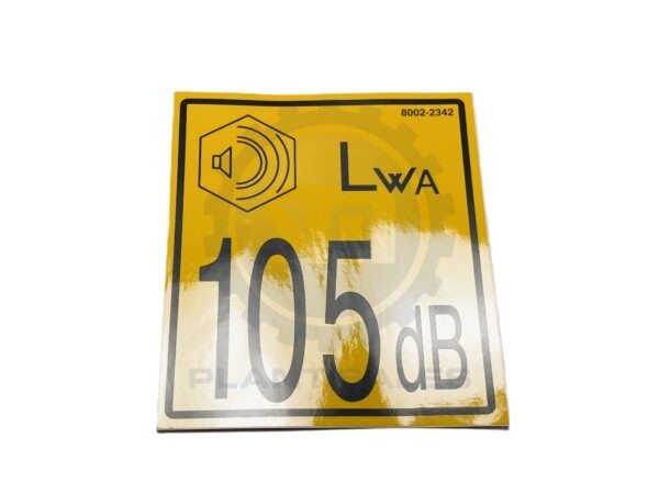 8002-2342 Decal - Noise - Mecalac