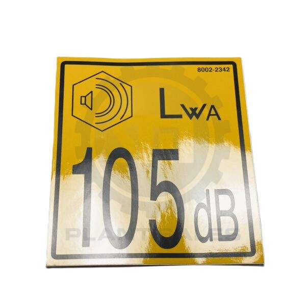 8002-2342 Decal - Noise - Mecalac