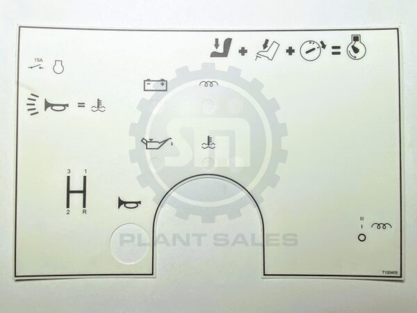 T120405 Decal - Dash - Mecalac