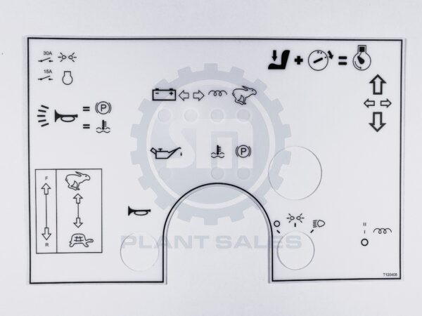 T120408 Dash Decal - Mecalac