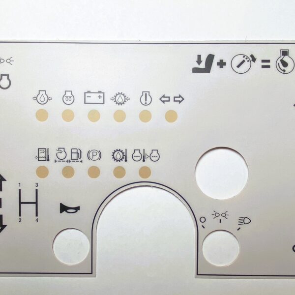 T130011 Decal - Dash - Mecalac