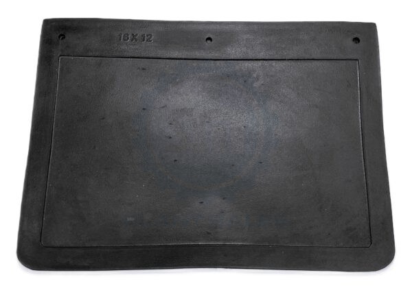 1581-1149 Rubber Mud Flap (405mm x 295mm) - Mecalac