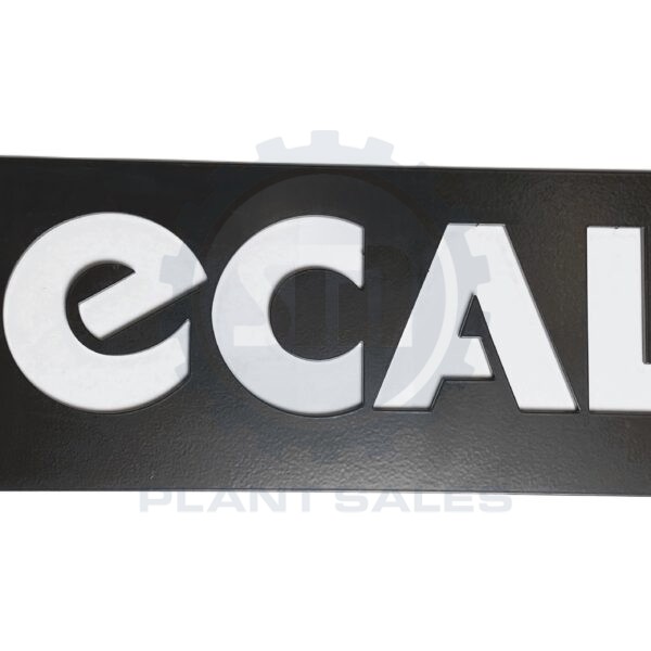 T160538 Plate - Mecalac Branding - Mecalac