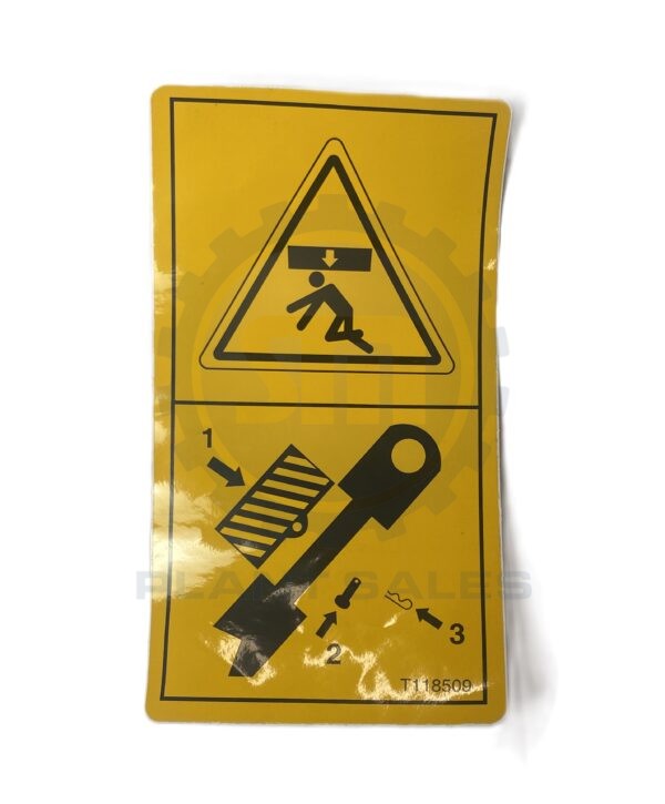 T118509 Decal - Secure Cylinder - Mecalac