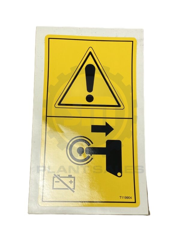T119904 Decal - Remove Keys - Mecalac