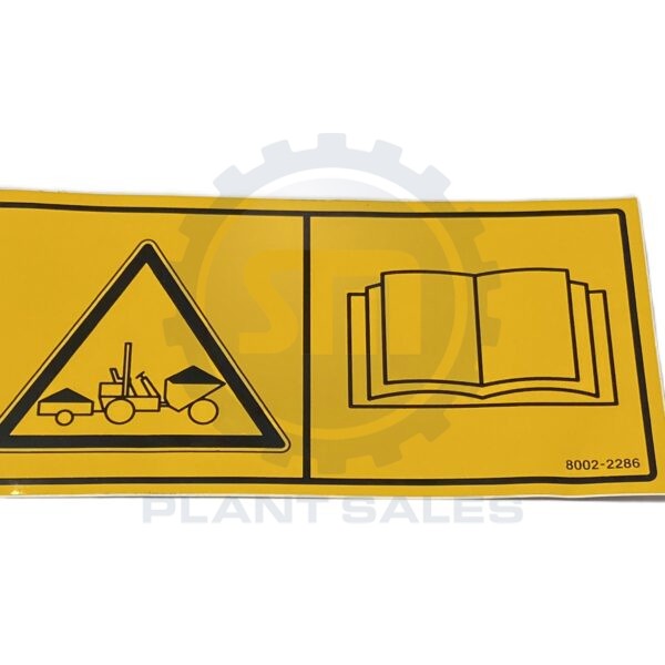 8002-2286 Decal - Information - Mecalac