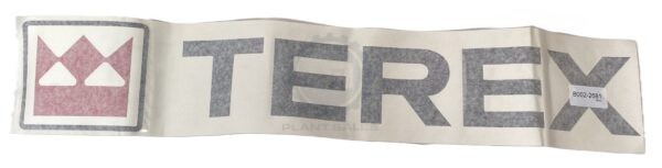 8002-2681 Decal - Terex Crown - Mecalac