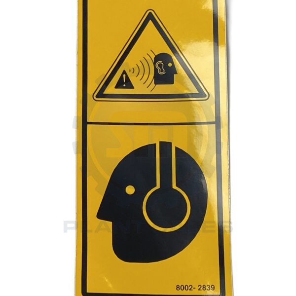 8002-2839 Decal - Hearing Hazard - Mecalac (1)