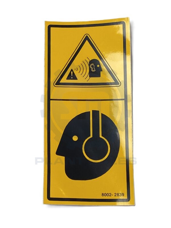 8002-2839 Decal - Hearing Hazard - Mecalac (1)