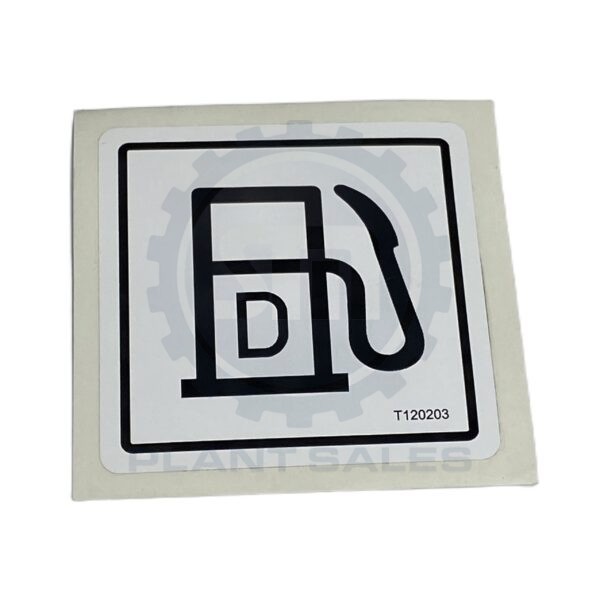 T120203 Decal - Diesel Oil - Mecalac