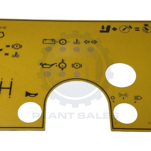 8002-2911 Dash Decal TRA Lights - Mecalac