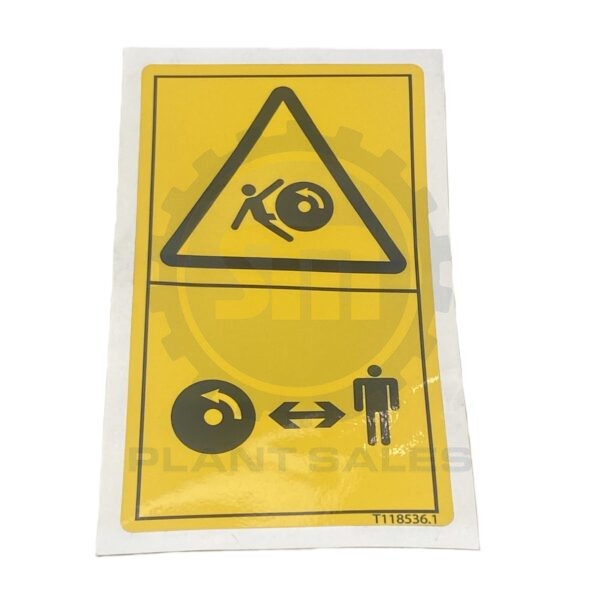 T118536 Decal Run Over - Mecalac