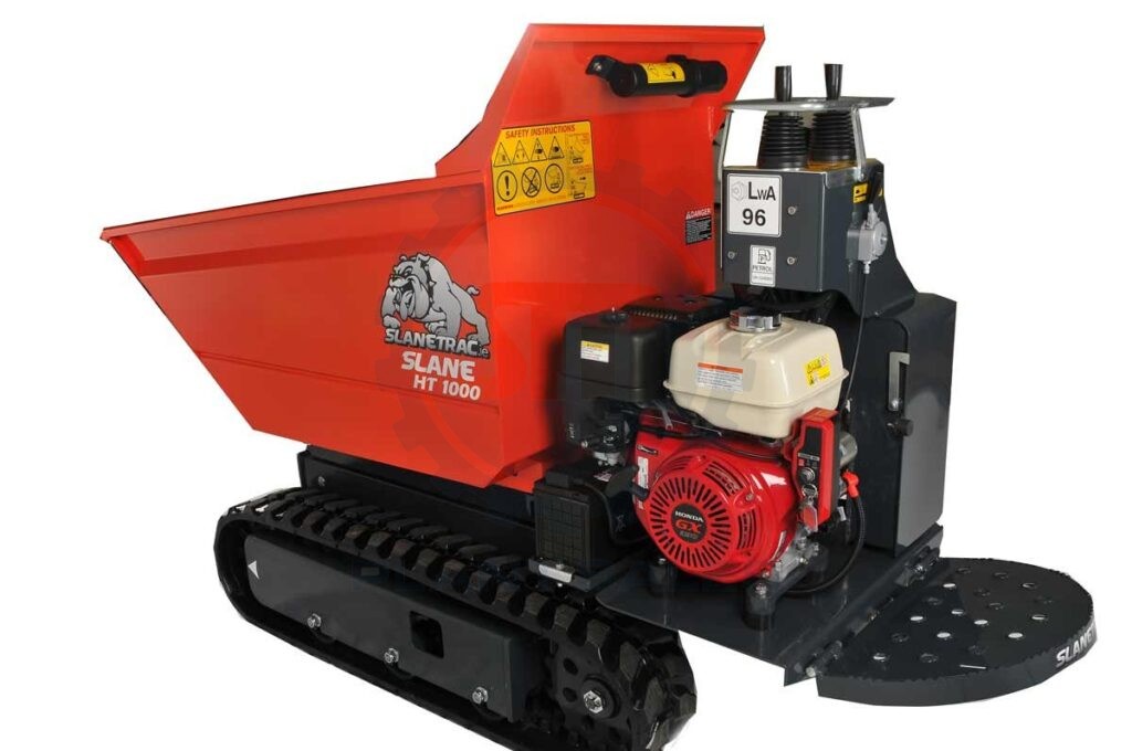 Slanetrac HT1000 Compact petrol tracked high-tip dumper with a Honda GX390 engine